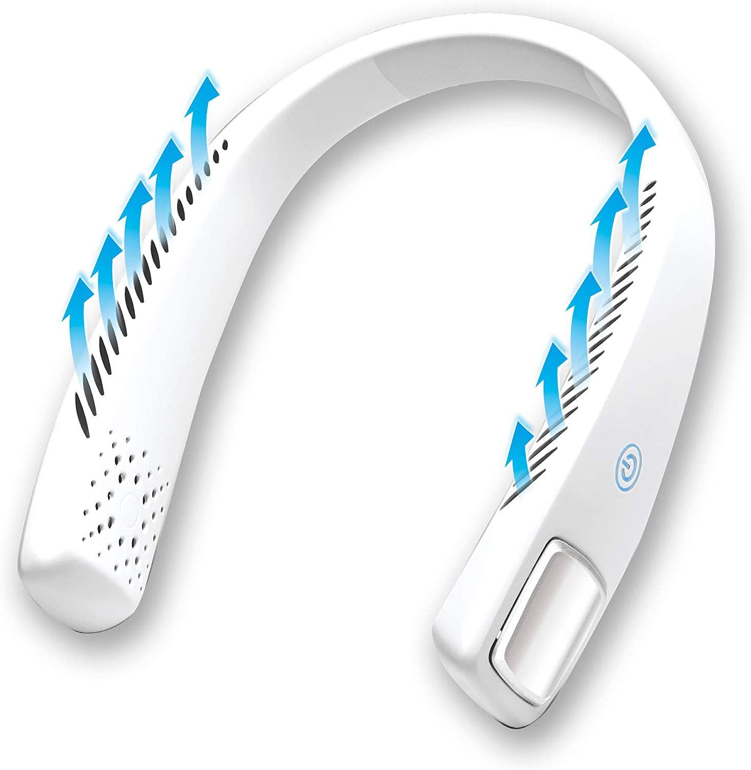 ViSSKO Ventilatore Da Collo Con Raffreddamento 2026 – 3 Velocità, Batteria 1600mAh, Pieghevole E Senza Pale Per Capelli