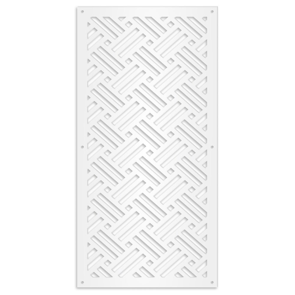 FILOTTO Panneau PVC Perfor Carr PARE SOLEIL 98x198 Cm BLANC filotto-panneau-pvc-perfor-carr-pare-soleil-98x198-cm-blanc