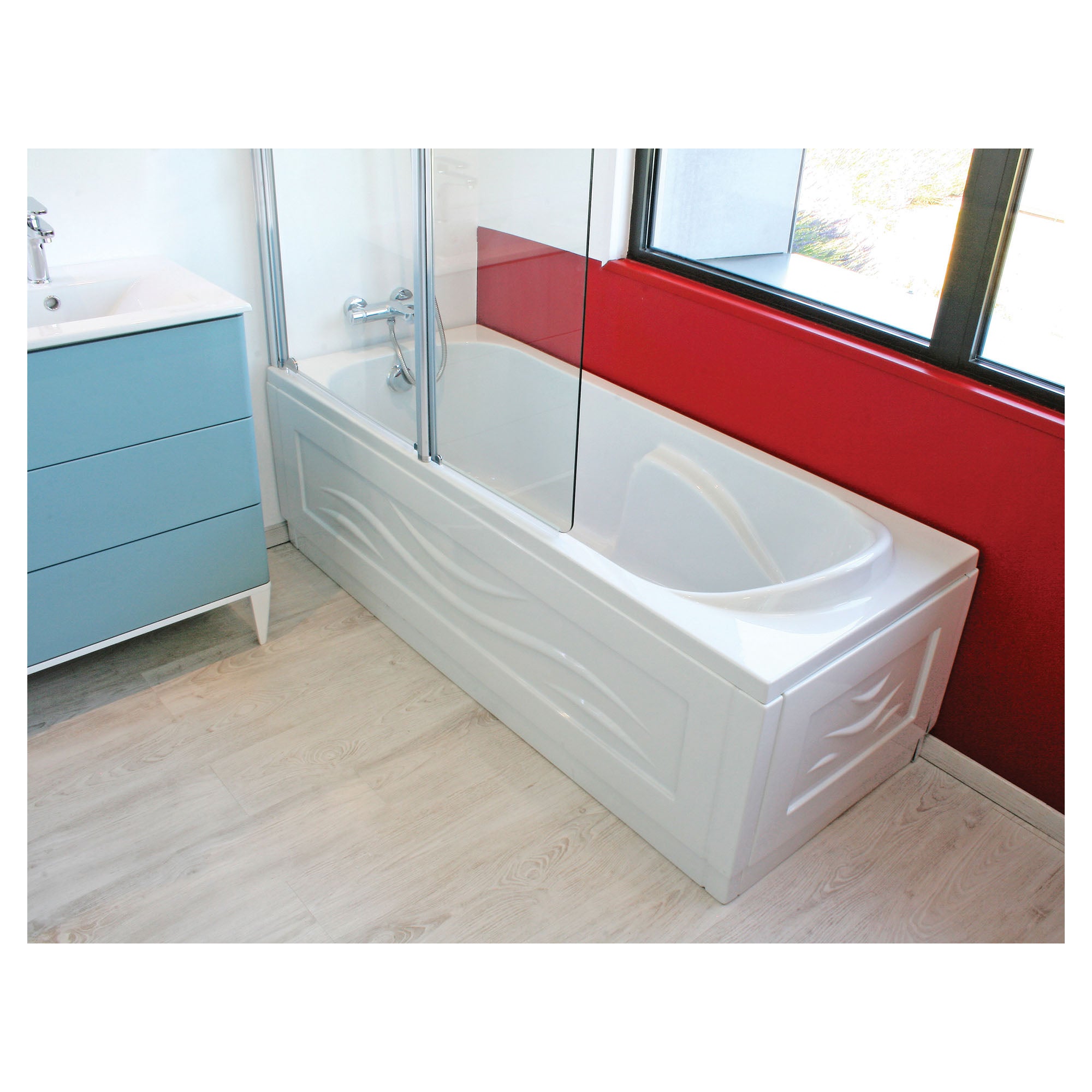 Ondée - Baignoire Acrylique 170x70cm 195l - Fany - 4