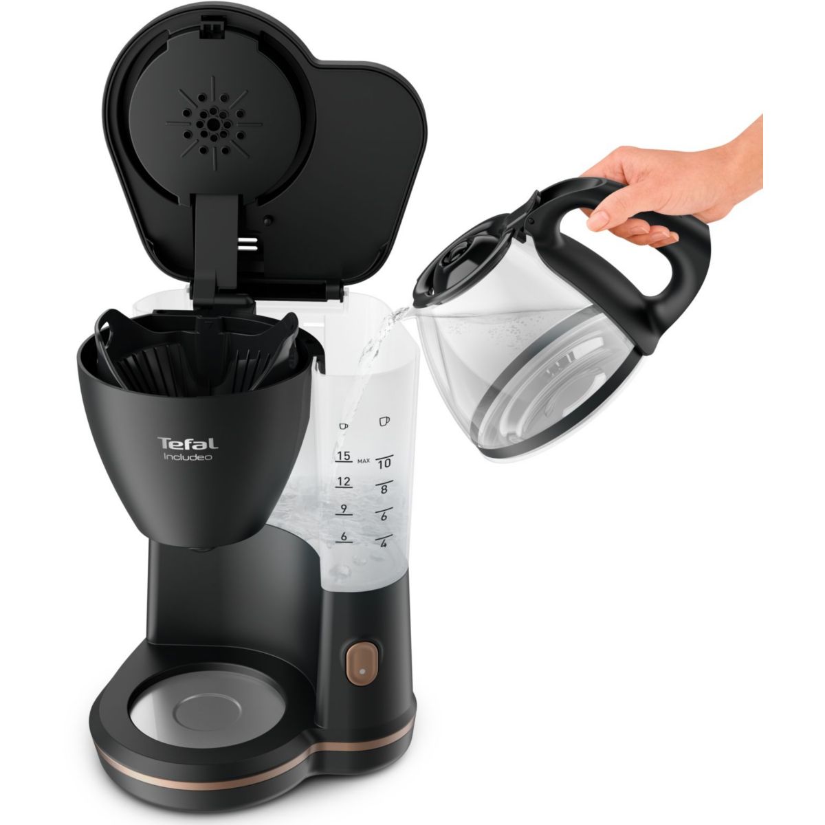 Cafetière filtre TEFAL CM533811 INCLUDEO - 6