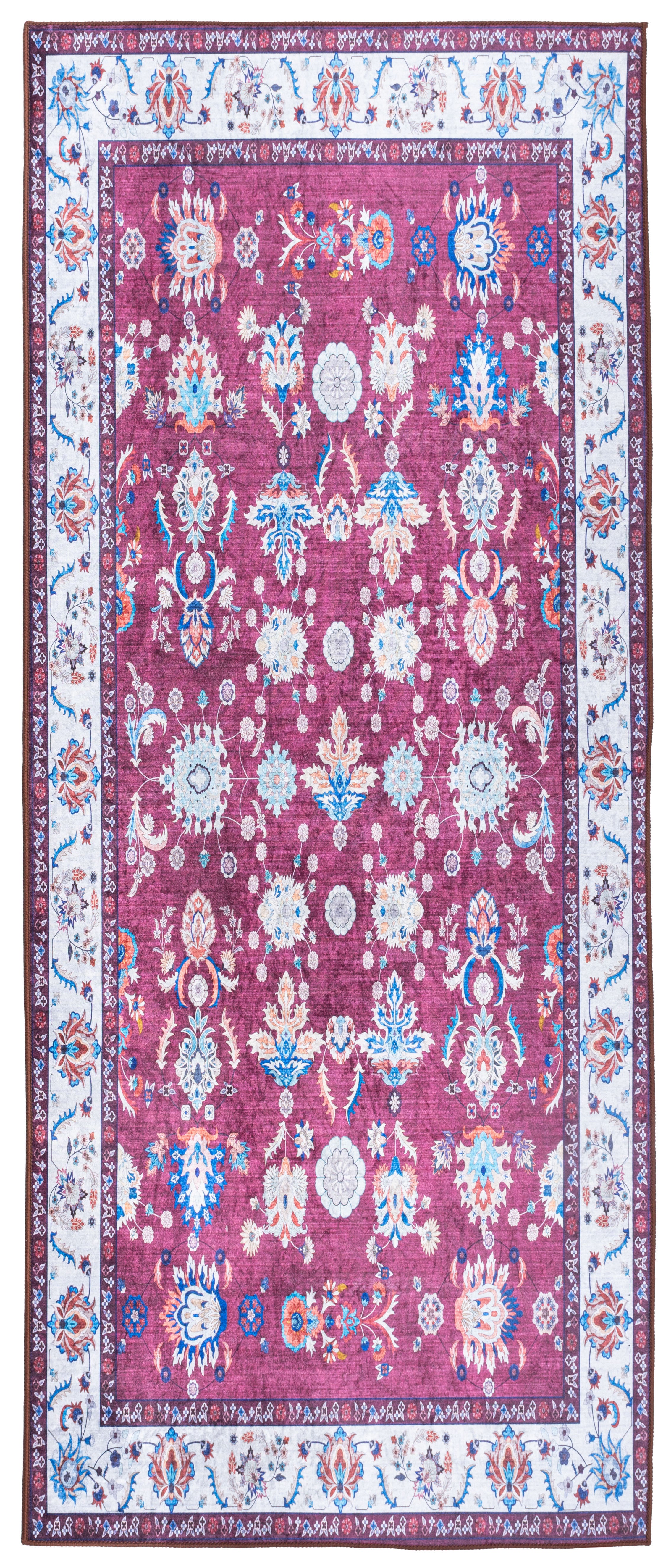 Dywan Multidecor Print Shine 80 x 200 cm klasyk bordowy 1 szt.