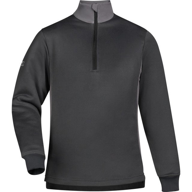 Sweat-shirt col zippé dos rallongé Puma Work Wear Gris Anthracite M