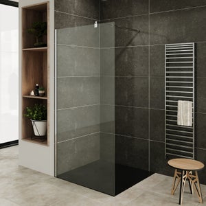 ROMA Paroi de douche à l'Italienne verre 10 mm transparent 140 x 200 cm