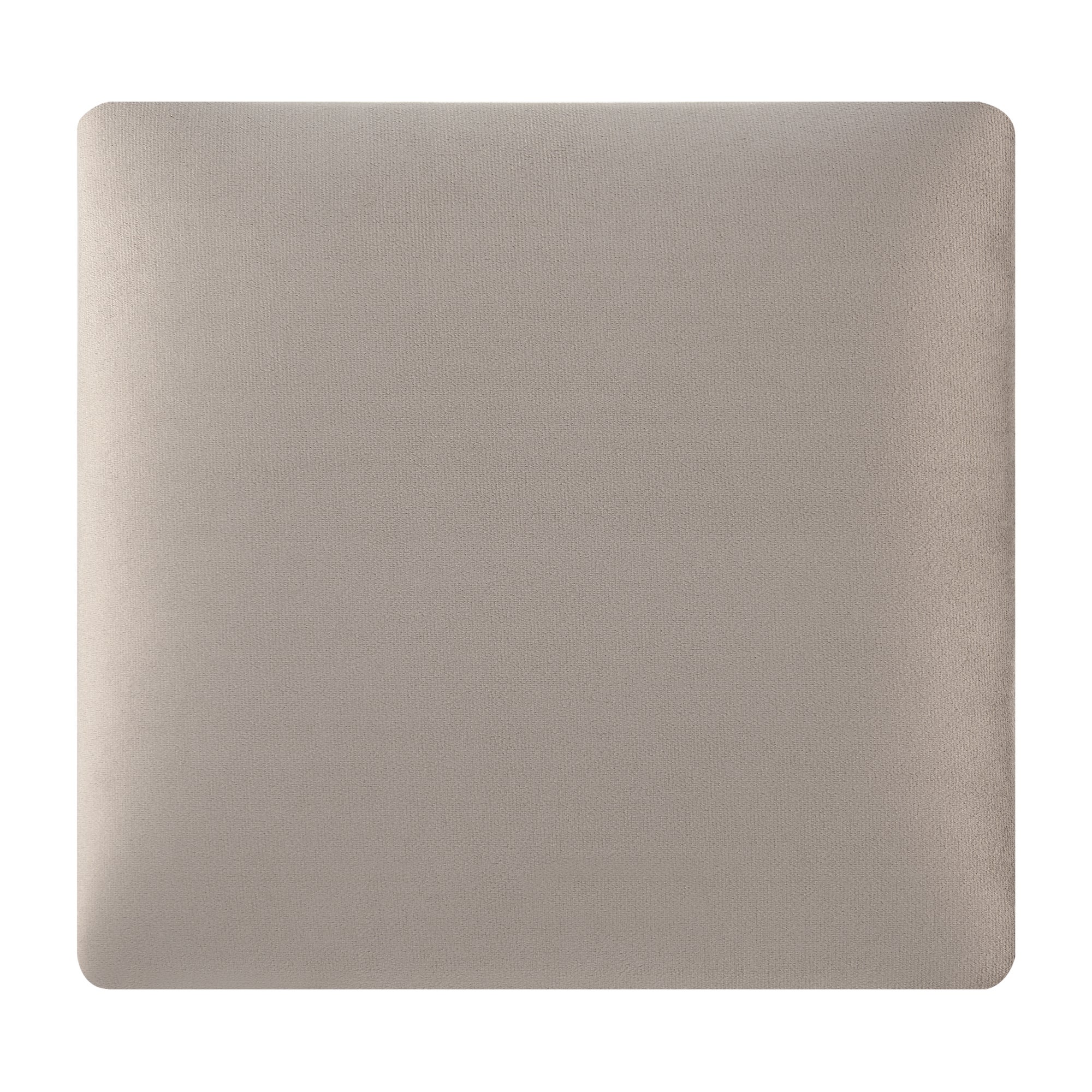 Conjunto de 4 painéis de parede acolchoados Carpino veludo 30x30cm - Cinzento claro [neu.haus] - 5