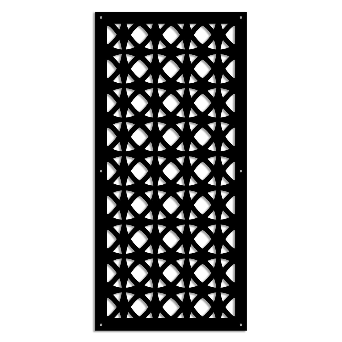 DARKSIDE - Panel perforowany PCV - Parasol przeciwsłoneczny o wymiarach 50x150 cm - kolor czarny