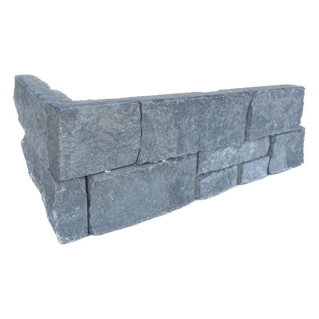 Angle Plaquette de parement Pearl Stone Fix Quercy Gris - Angle - 4 cm - 56+28 x 20,6 cm