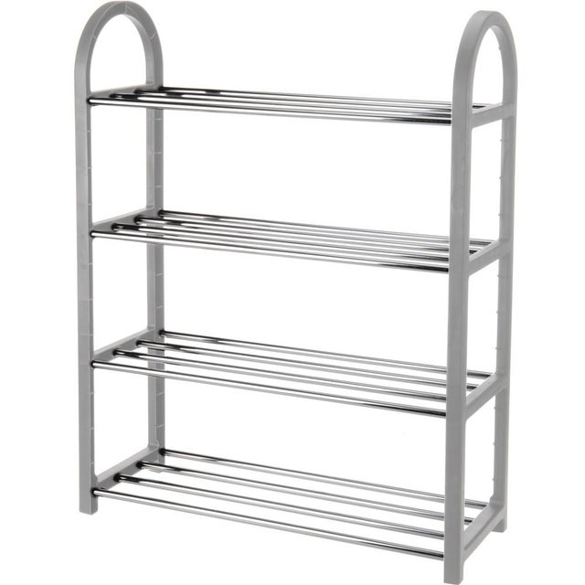 ZAPATERO 4 ALTURAS PP/ACERO 50X65X19 CM.-