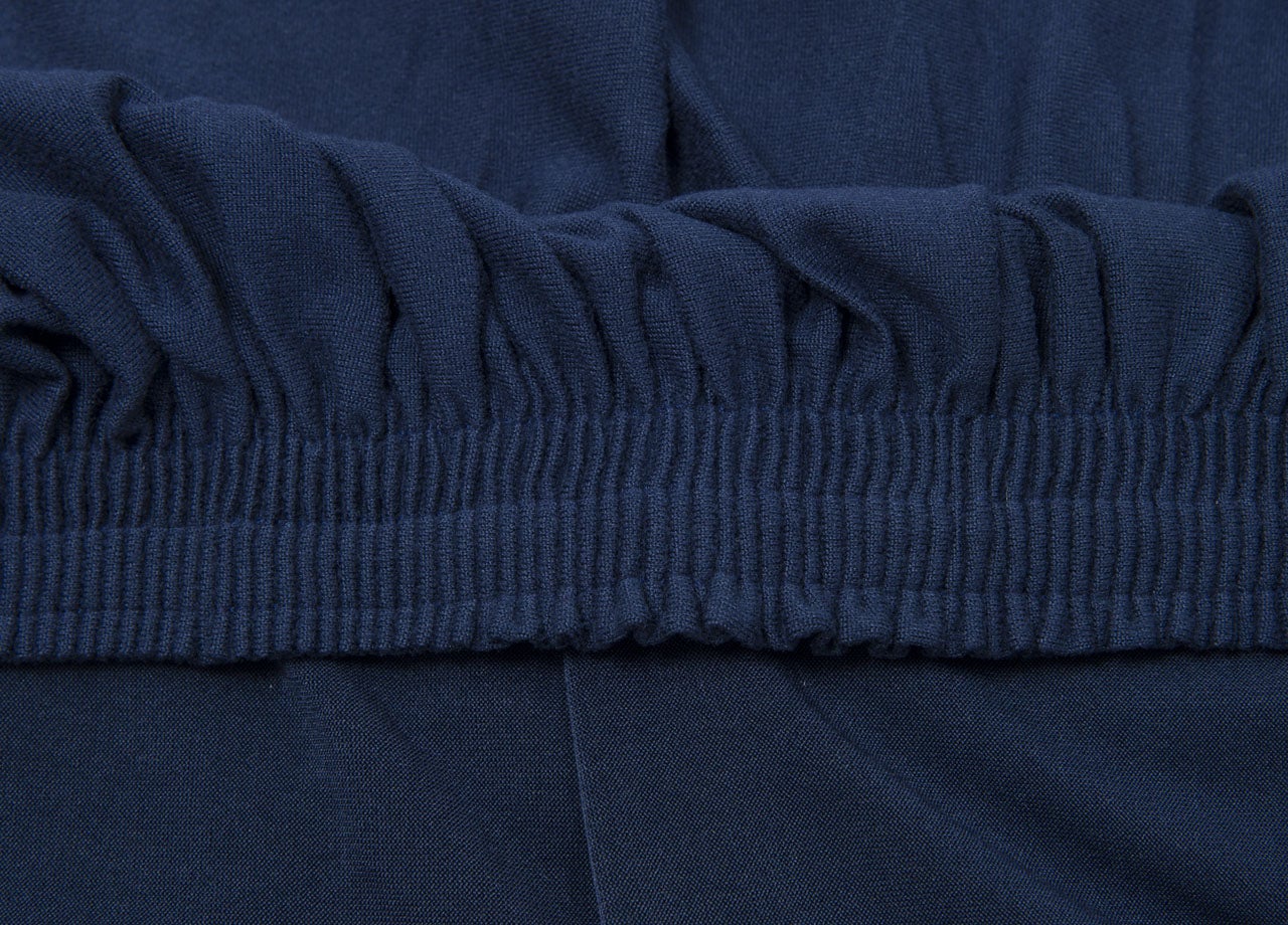 Copridivano Antimacchia Elasticizzato Penisola Componibile Tinta Unita Modello Perfetto Poltrona Blu - 3