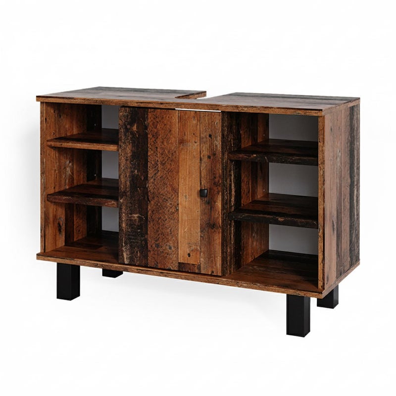 Vicco Szafka pod umywalkę Fynn, Drewno antyczne, 80 x 54 cm