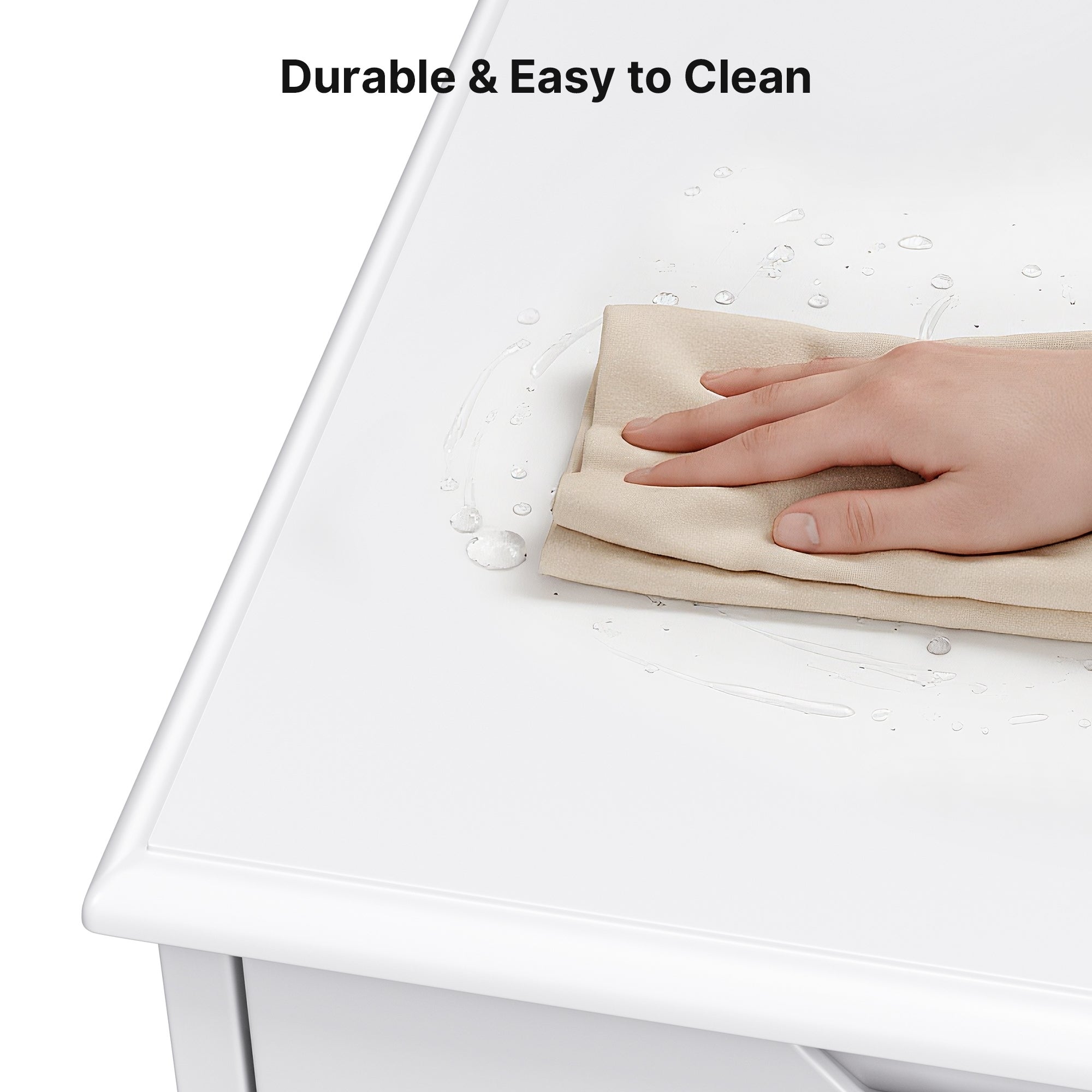 Cómoda de 6 Cajones Blanco 120 x 40 x 80 cm Bealife - 6