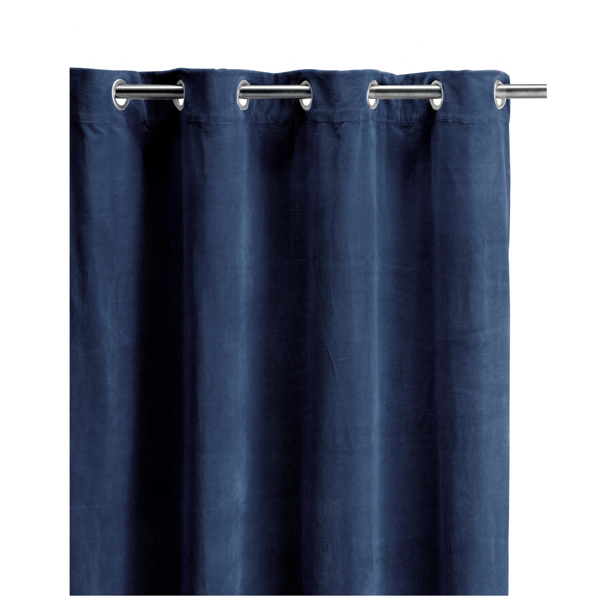 Cortina lisa elise cobalto 140 x 280 cm cobalto 140 x 280 cm vivaraise