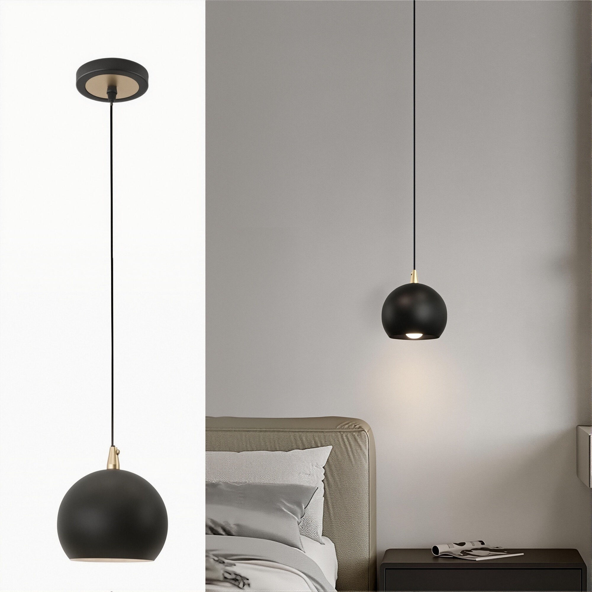 Plafonnier Lustre Vintage Hofstein Blanc Métal - Lampe Suspension Salon - Neuf