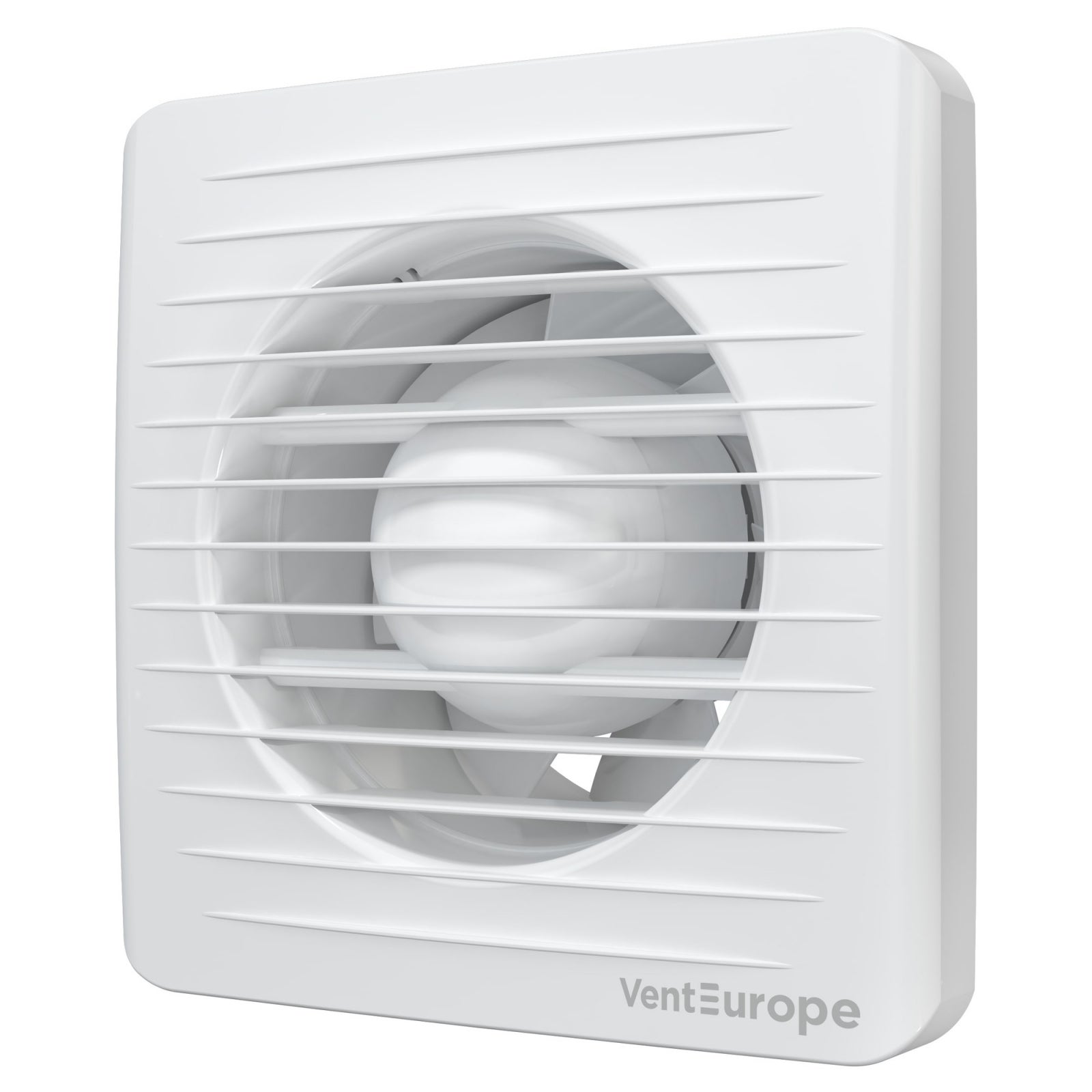 Ventilator baie VentEurope CLASSIC125, diametru 125 mm, debit 183 mc/h, 16W, IP24, silentios, economic, Alb