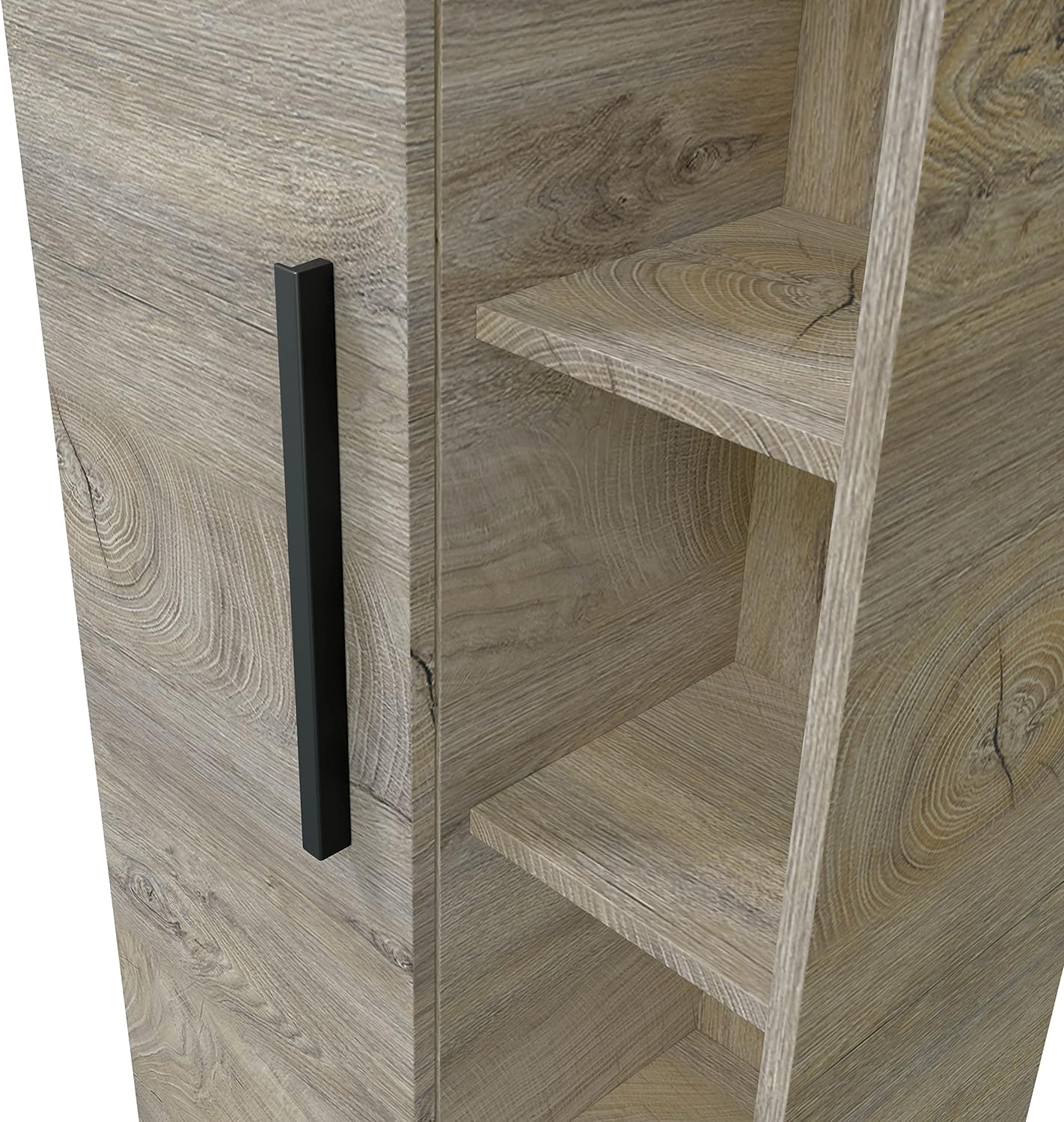 Columna para Colgar con 1 puerta, Color Roble Alaska - 4