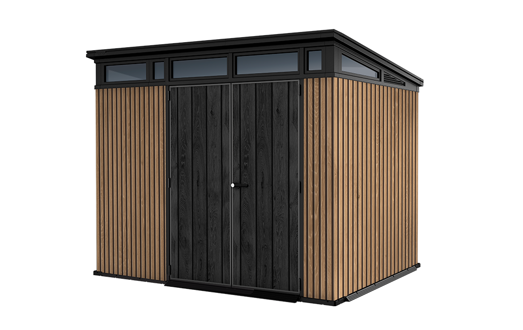 Domek Ogrodowy Narzędziowy Keter 9x7 na Narzędzia Szopa Schowek XL brąz 1 szt