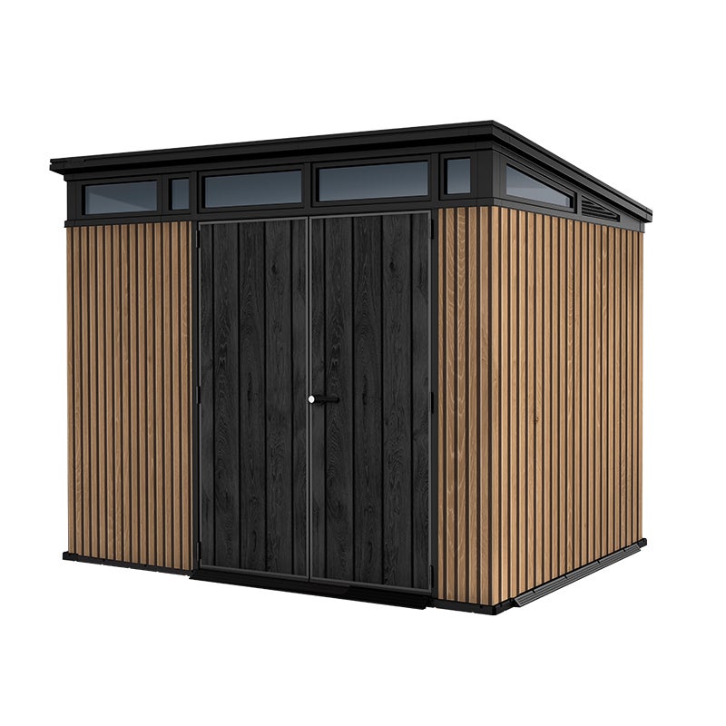 Domek Ogrodowy Narzędziowy Keter 9x7 na Narzędzia Szopa Schowek XL brąz 1 szt