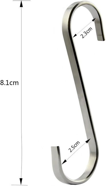 One Piece Card Game Shanks Set Di 10 Ganci A S In Acciaio Inox – Per Cucina, Appendere Padelle, Utensili O Abiti, Multifunzione Ganci Heavy Duty 12 Cm One Piece Card Game Shanks Set Di 10 Ganci A S In Acciaio Inox – Per Cucina, Appendere Padelle, Utensili O Abiti, Multifunzione Ganci Heavy Duty 12 Cm