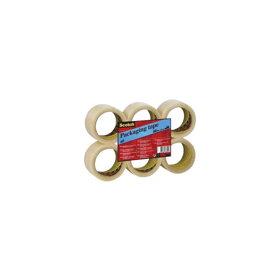 Scotch 371 Nastro da imballaggio Avana Trasparente, 50 mm x 66 m 32196 | Leroy Merlin