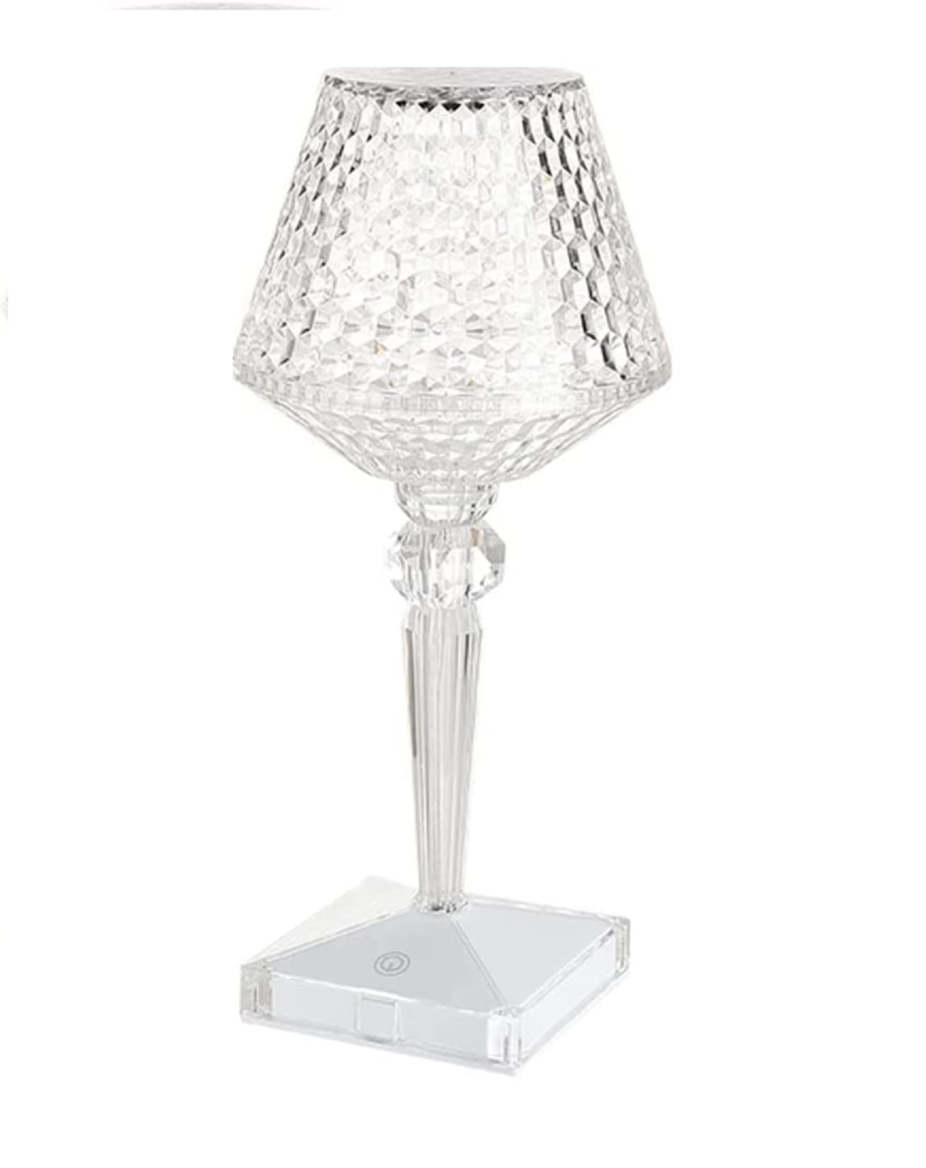 Lampada Da Tavolo Ricaricabile One Fire - Cristallo Dimmerabile 3 Colori Per Casa - Foto 8