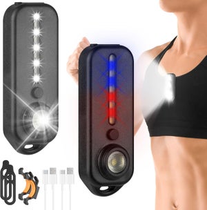 Luce Per Corsa Notturna Escursionismo LOMUG Lampada LED A Clip Ricaricabile USB, Con Magnete, Impermeabile IPX4 - Per Corsa, Jogging, Escursioni, Casa E Lavoro Luce Per Zaini E Abbigliamento