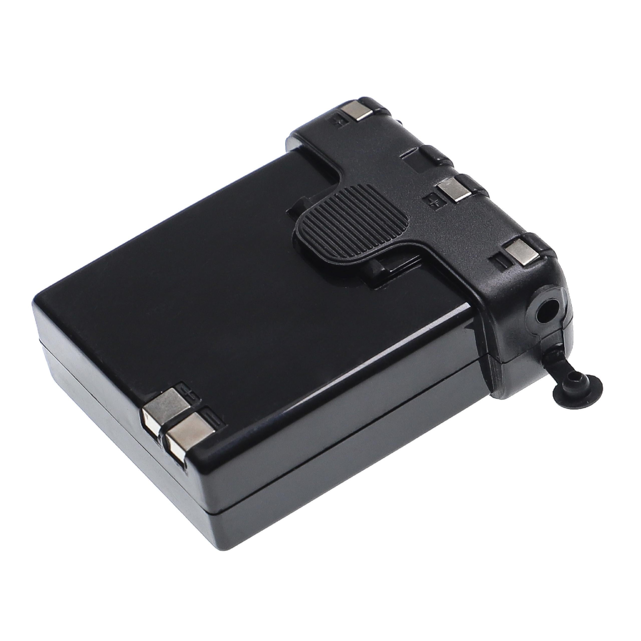 Vhbw Batteria Compatibile Kenwood TH-22E, TH-208, TH-22AT, TH-308, TH-42AT, TH-44AT – 1000mAh, 6V NiMH Con Copribatteria Nero