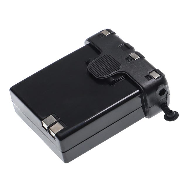 Vhbw Batteria Compatibile Kenwood TH-22E, TH-208, TH-22AT, TH-308, TH-42AT, TH-44AT – 1000mAh, 6V NiMH Con Copribatteria Nero