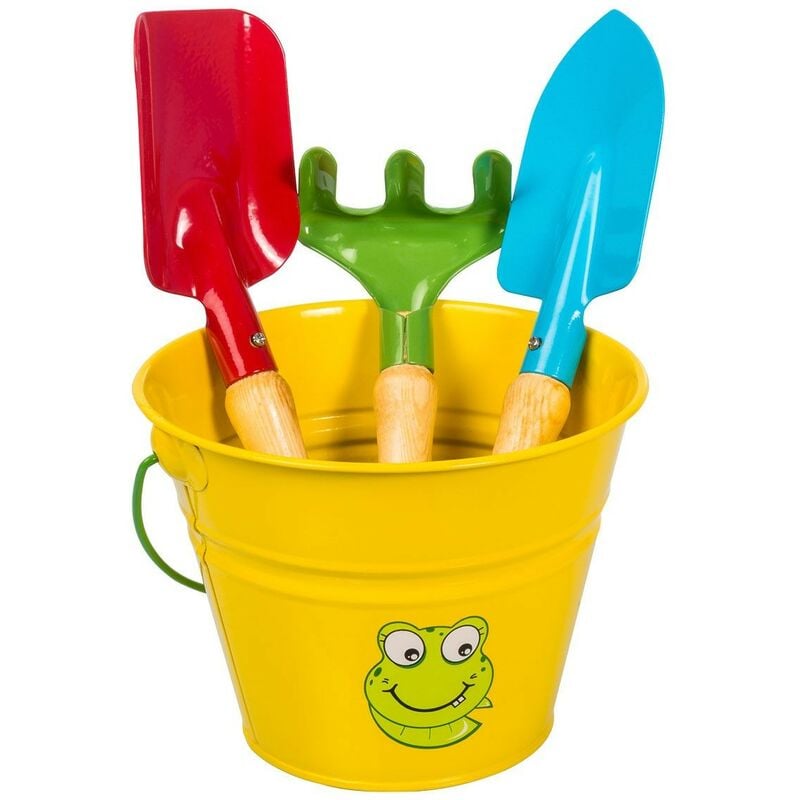 Stocker Yellow KIDS GARDEN zestaw narzędzi i wiadro