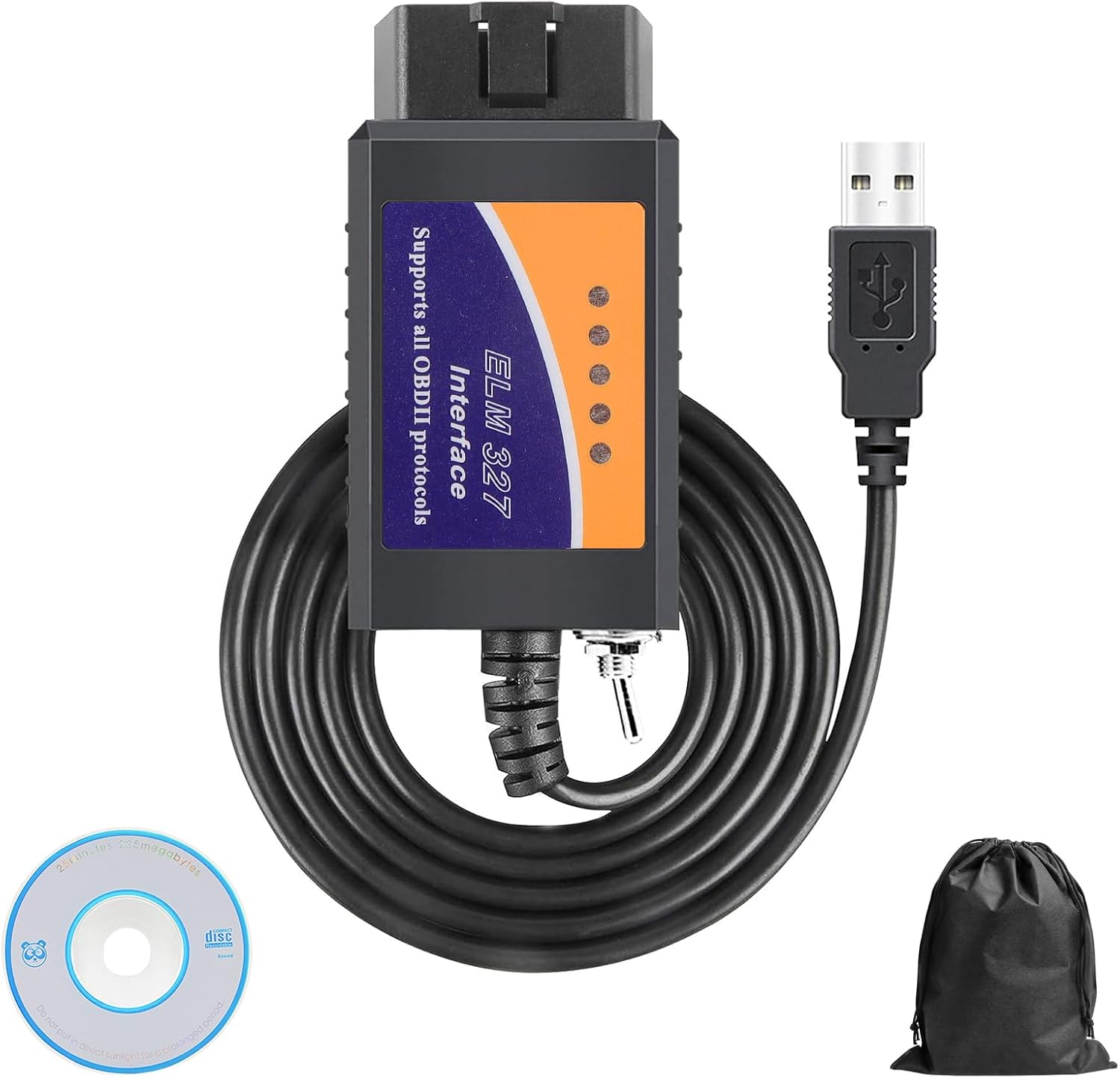 Scanner Diagnostico OBD2 Universale Per Auto 12V, Lettore Codici Errore Con Test Sensori E Monitor EVAP, Per Auto Benzina