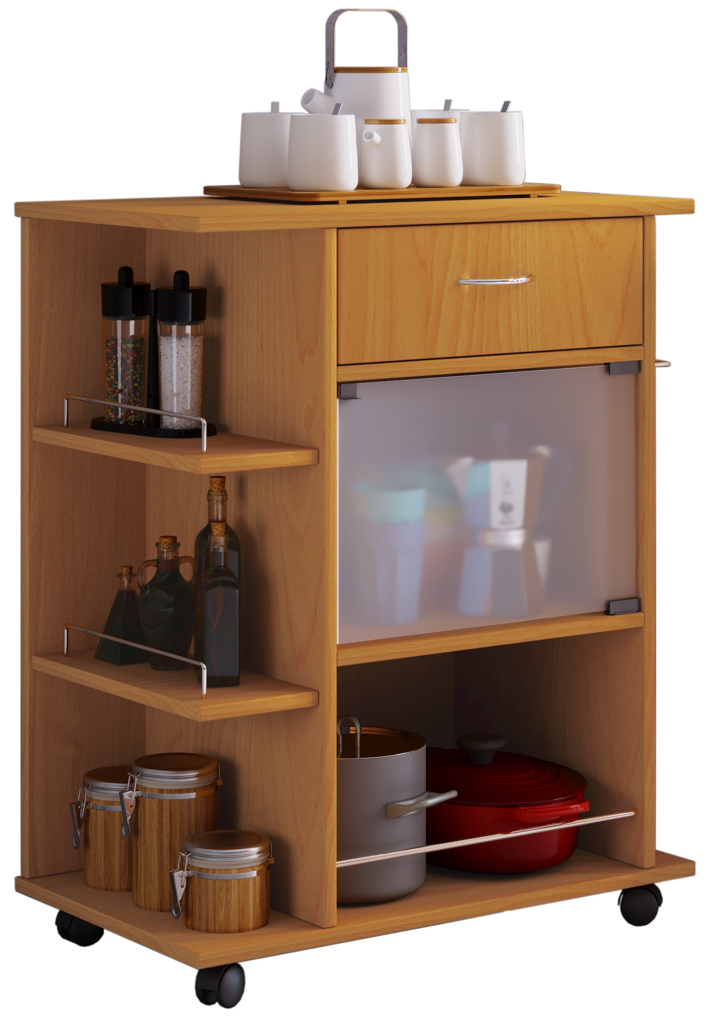 Vcm muebles de cocina que sirven carritos pocis libro h. 80 x b. 65 x t. 39 cm