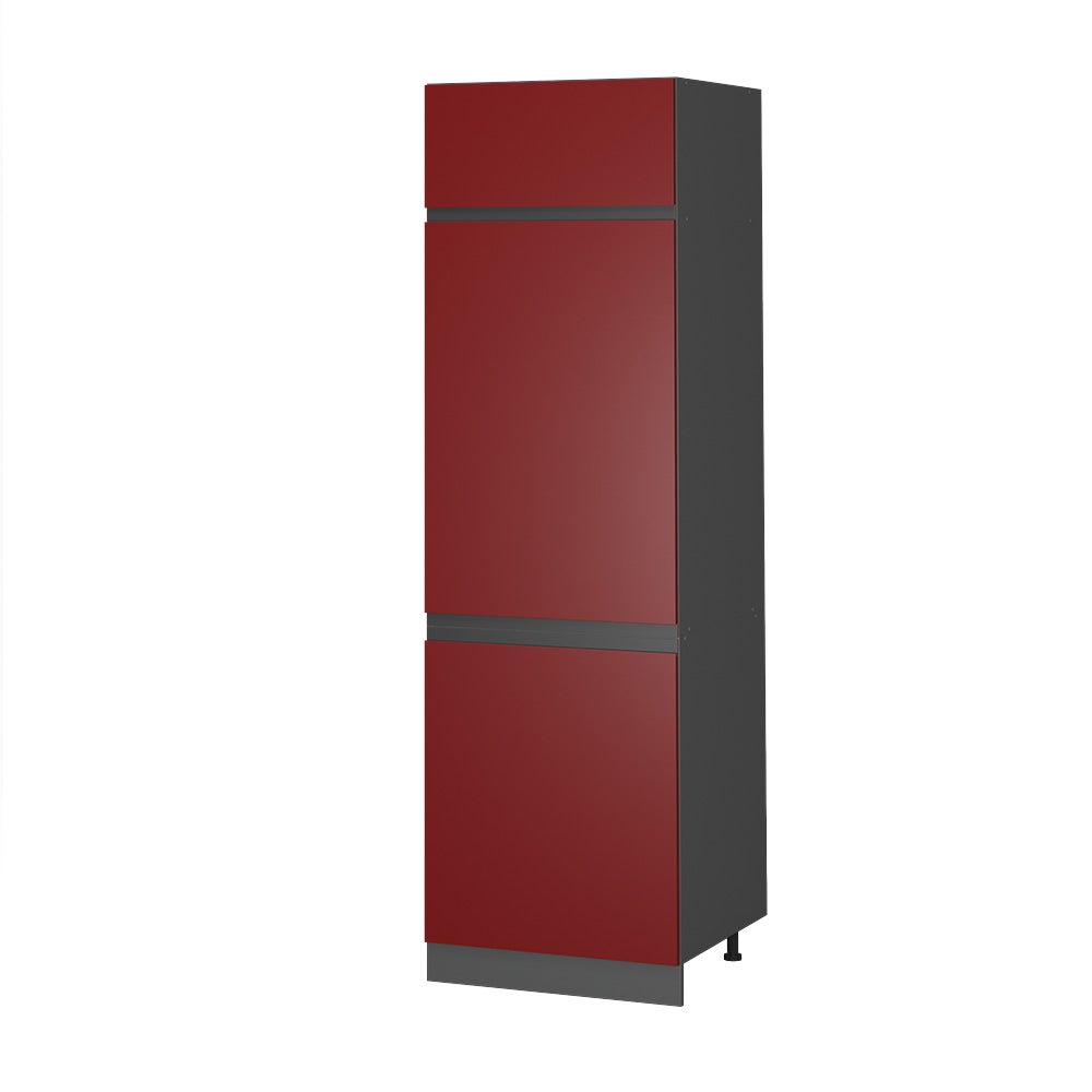 Vicco Szafka na lodówkę R-Line, Czerwony, 60 cm J-Shape