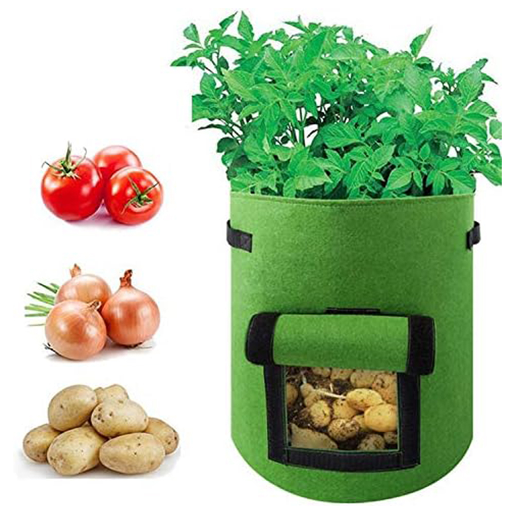 Worki do uprawy ziemniaków, 1 opakowanie po 4 galony, wytrzymały worek do uprawy, doniczki z tkaniny z uchwytami
