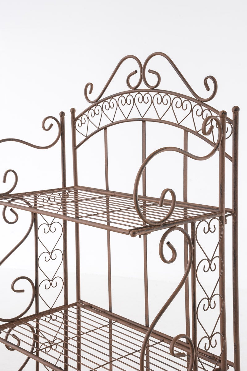 Etagère Antje en fer forgé Marron antique | Leroy Merlin