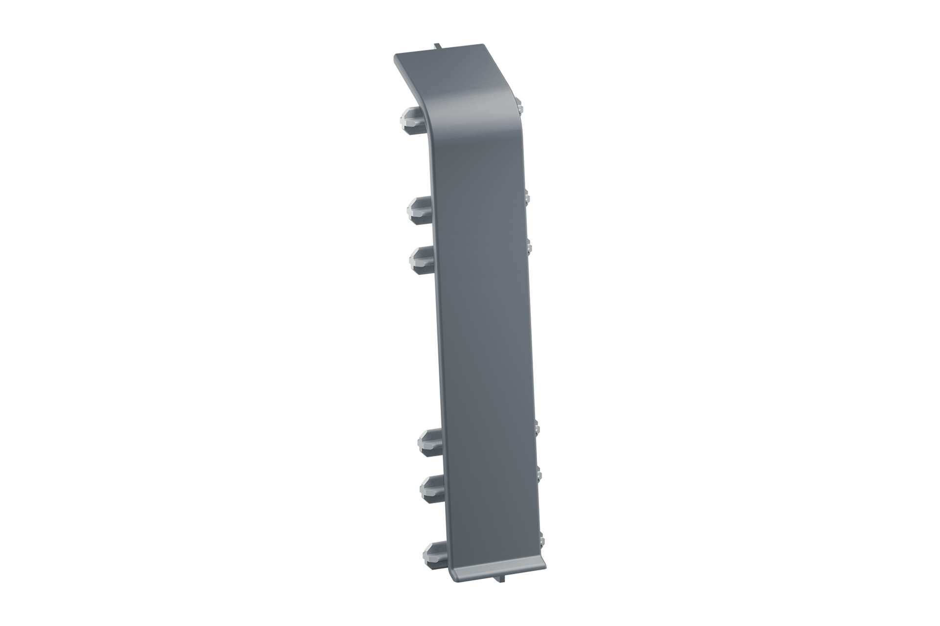 Łącznik do listwy przypodłogowej SOFTline 22,5x75mm 1opak=10szt Cezar Szary Mat
