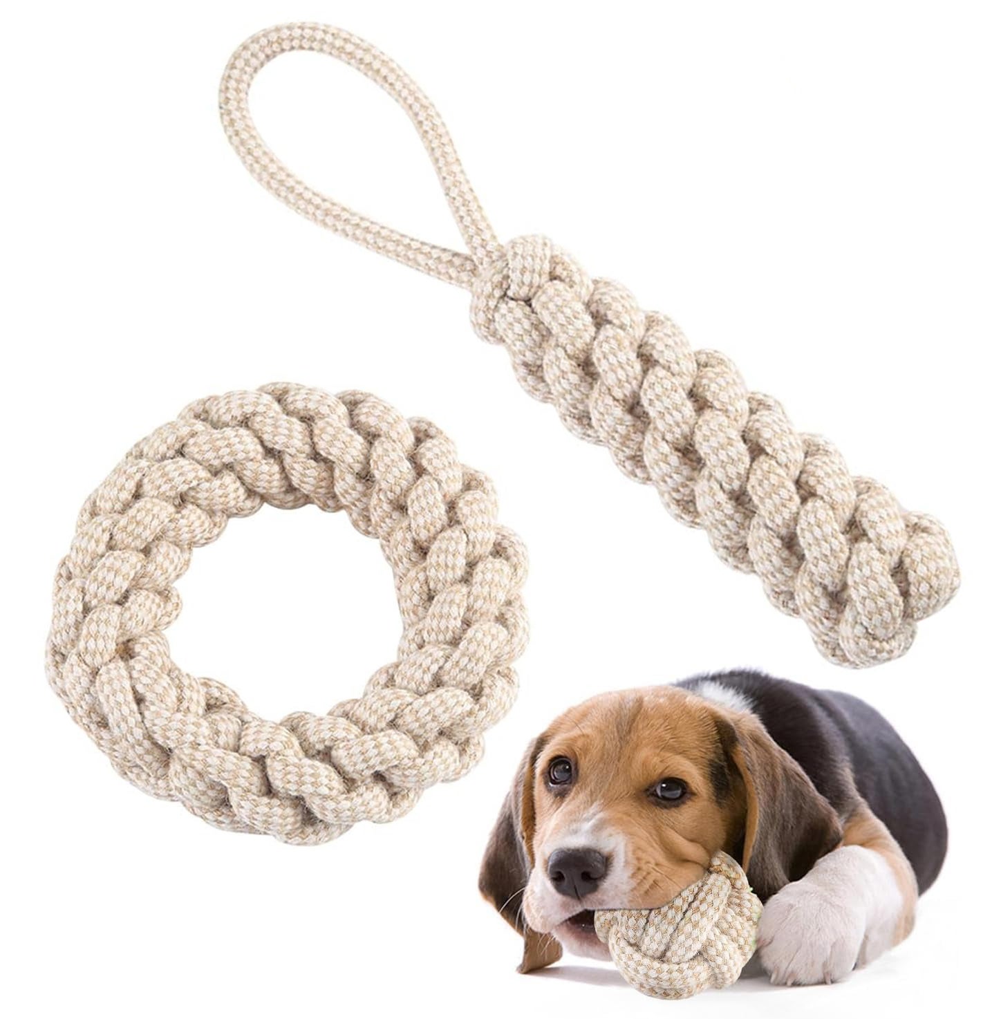 Lote de juguetes de cuerda para perro – Juguetes para masticar y