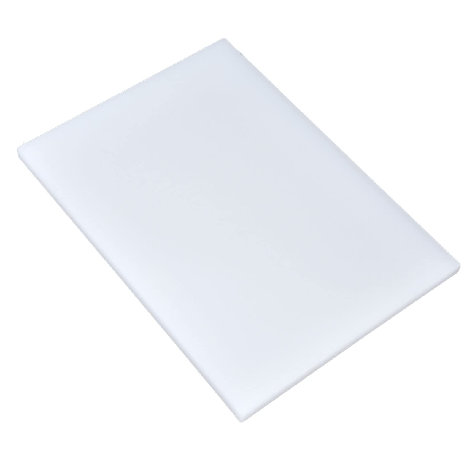 Biała plastikowa płyta ochronna do młotka do dziurkowania i wytłaczania do majsterkowania (200 x 100 x 8 mm)