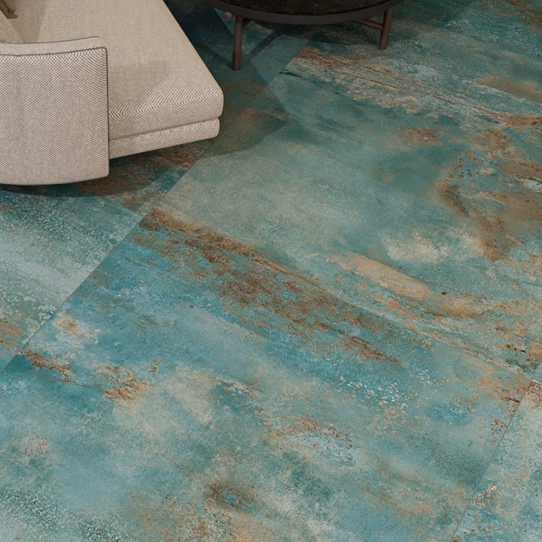 Rustiron Verde - Metallo - Piastrelle 80x80 cm 9 mm - EFL 2003 80x80 MATT R9 9 mm - 2