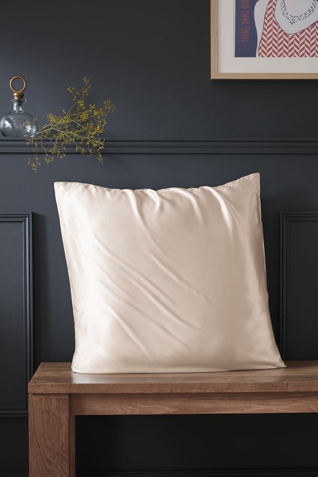 Taie d'Oreiller 63 x 63 cm - Soie de Mûrier Soanne - Pampa