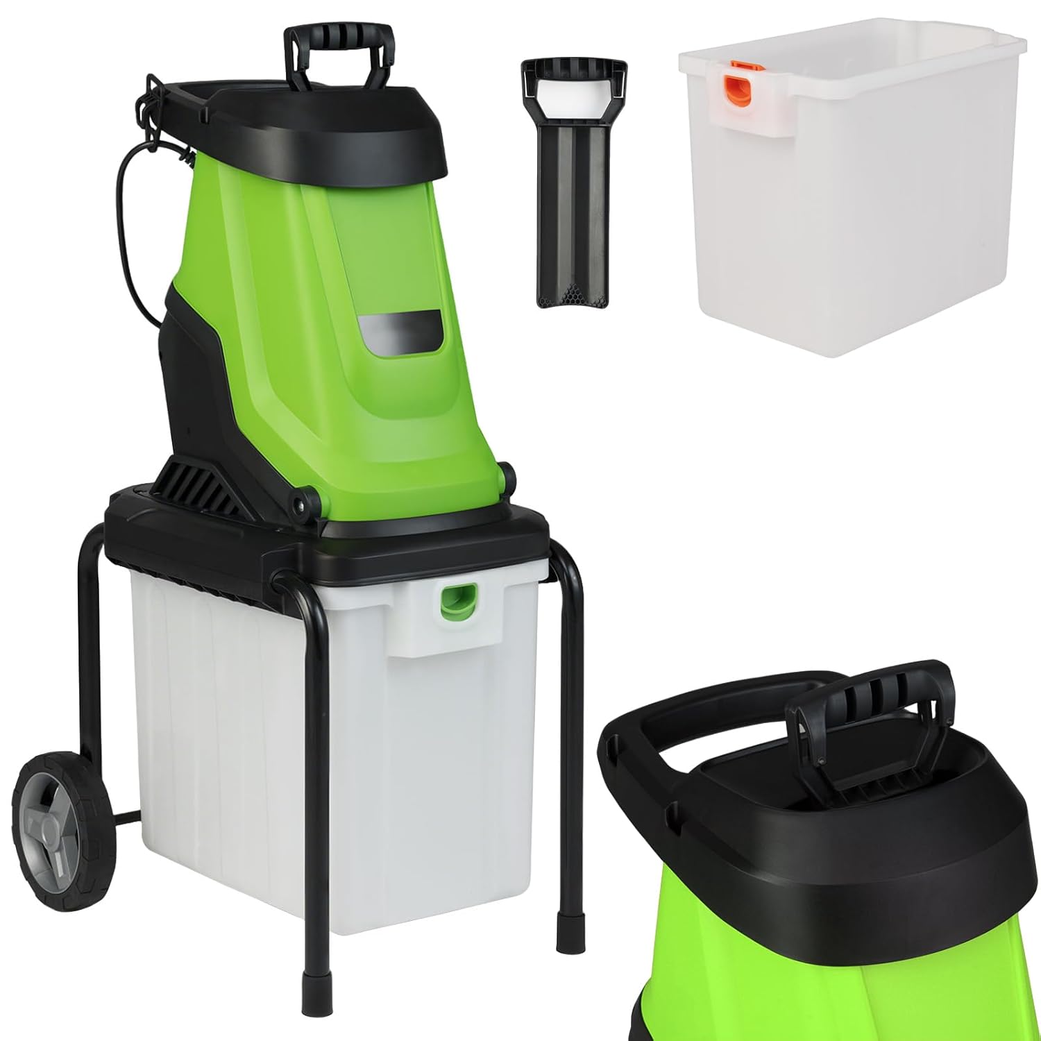 2800W Broyeur Végétaux Silencieux, Broyeur électrique avec Bac 50L, 2 — free download