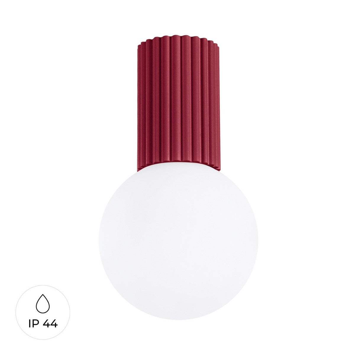 Sollux Lámpara De Techo Con Ip44 Burdeos , Leroy Merlin