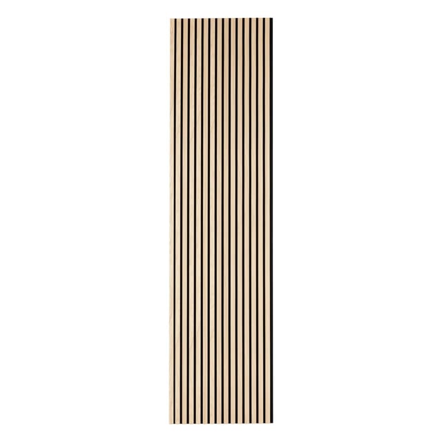 Atmosphera Créateur d'intérieur - Pannello decorativo in legno Colva - 240x60cm - Effetto rovere chiaro - Riduzione del rumore