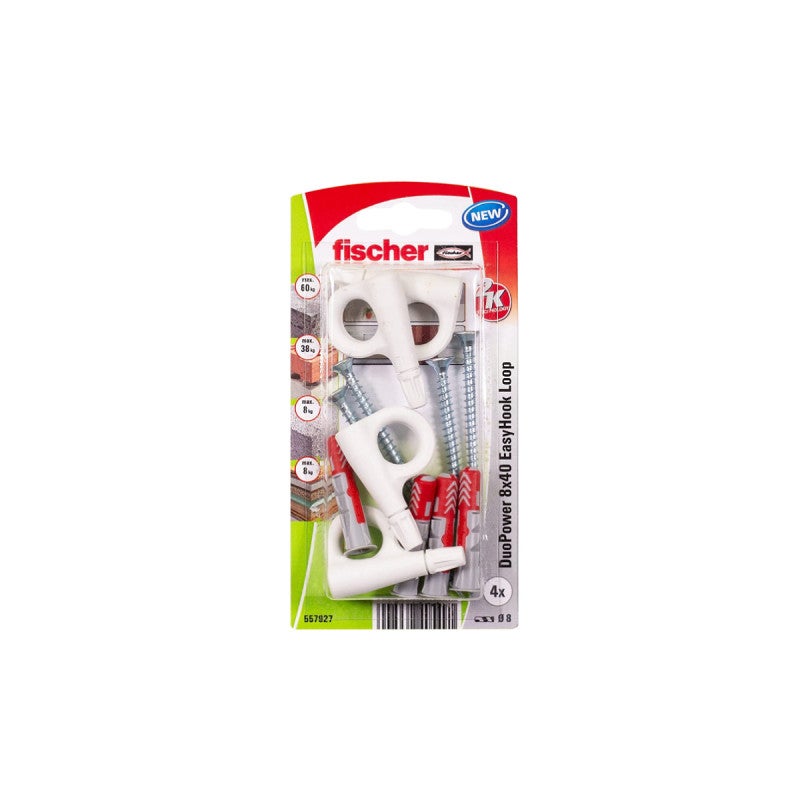 Fischer 4x DuoPower 8x40 EasyHook Loop - 557927