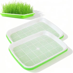 Germoir Pour Graines à Germer Avec Couvercle - Plateau Culture Plastique Pour Haricots Mungo Et Soja