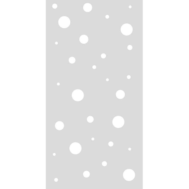 Adesivo porta di doccia Piccole bolle - Sticker adesivo - adesivi murali - 70x35cm - 7