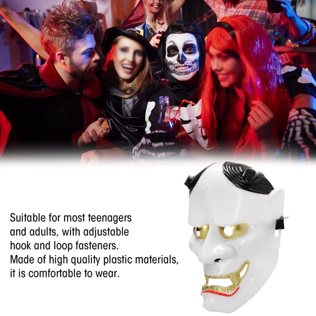 Maschera Spaventosa di Halloween, Maschera Horror con Corno di Bue