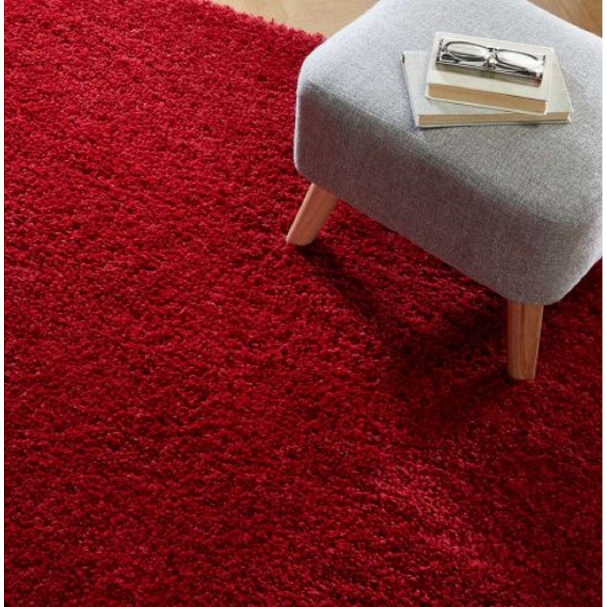 Tapis de salon à poils longs shaggy STIRA 120x170 cm - 2