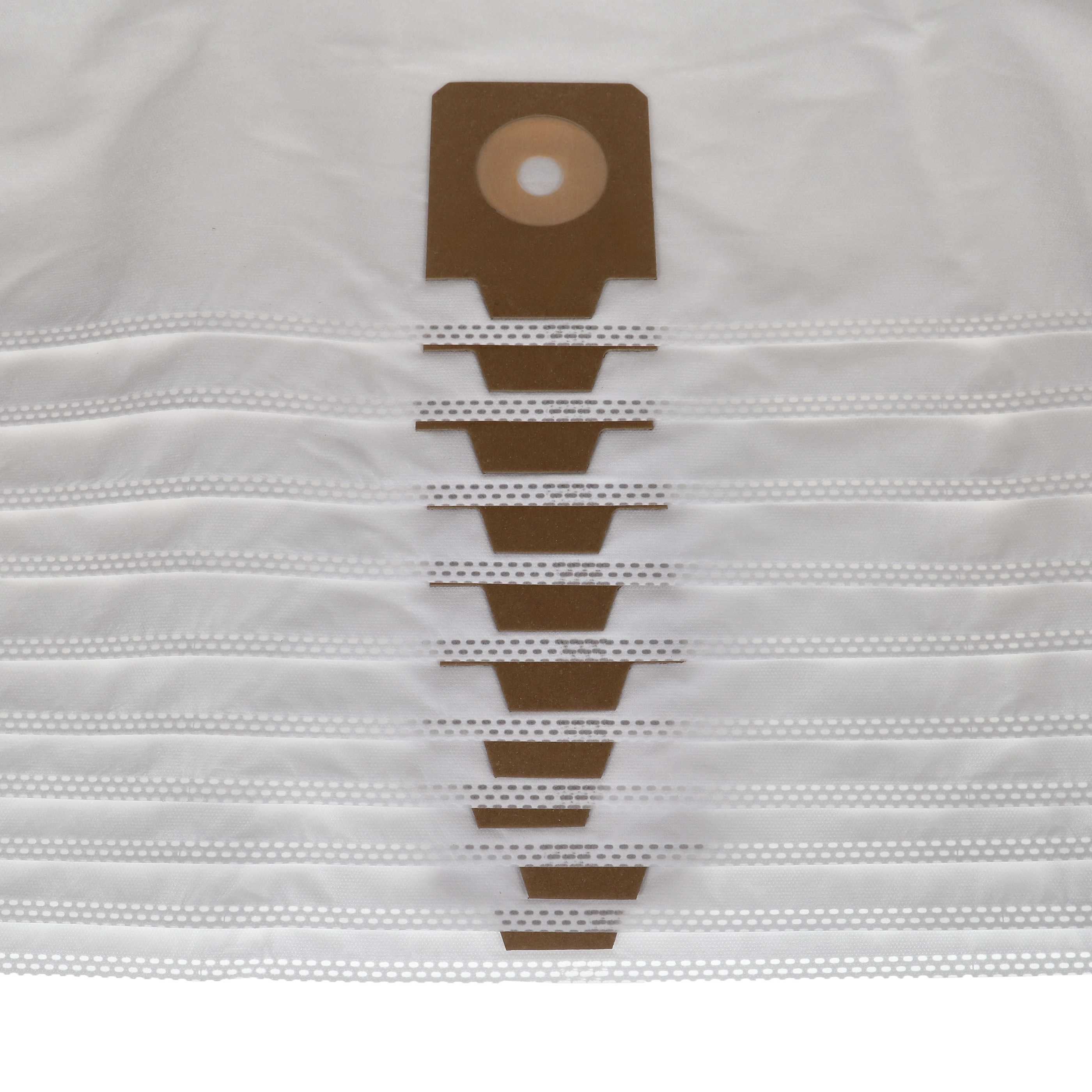vhbw 10x Sacs compatible avec Electrolux E22, P 9000 Classic, E22N, Panter, HZ173, DP9000D aspirateur - microfibre non tissée, 75cm x 17cm - 4