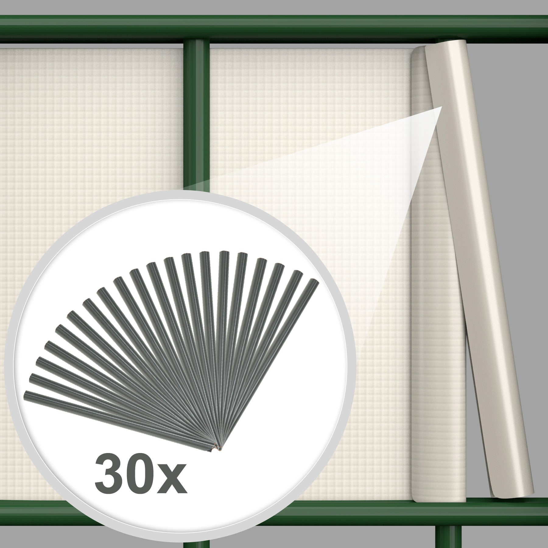 Brise vue en PVC résistant aux intempéries et aux UV 70 m TECTAKE - 6
