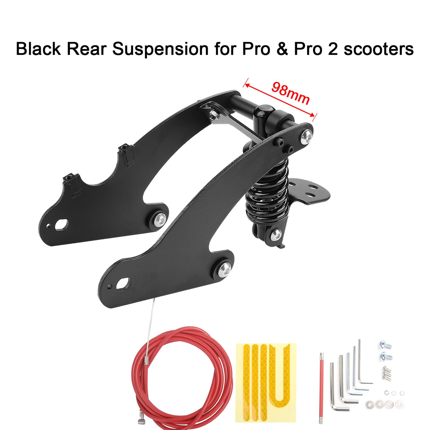 Ammortizzatore posteriore per scooter, compatibile con PRO1 e PRO2, accessori scooter elettrici (M365). - 4