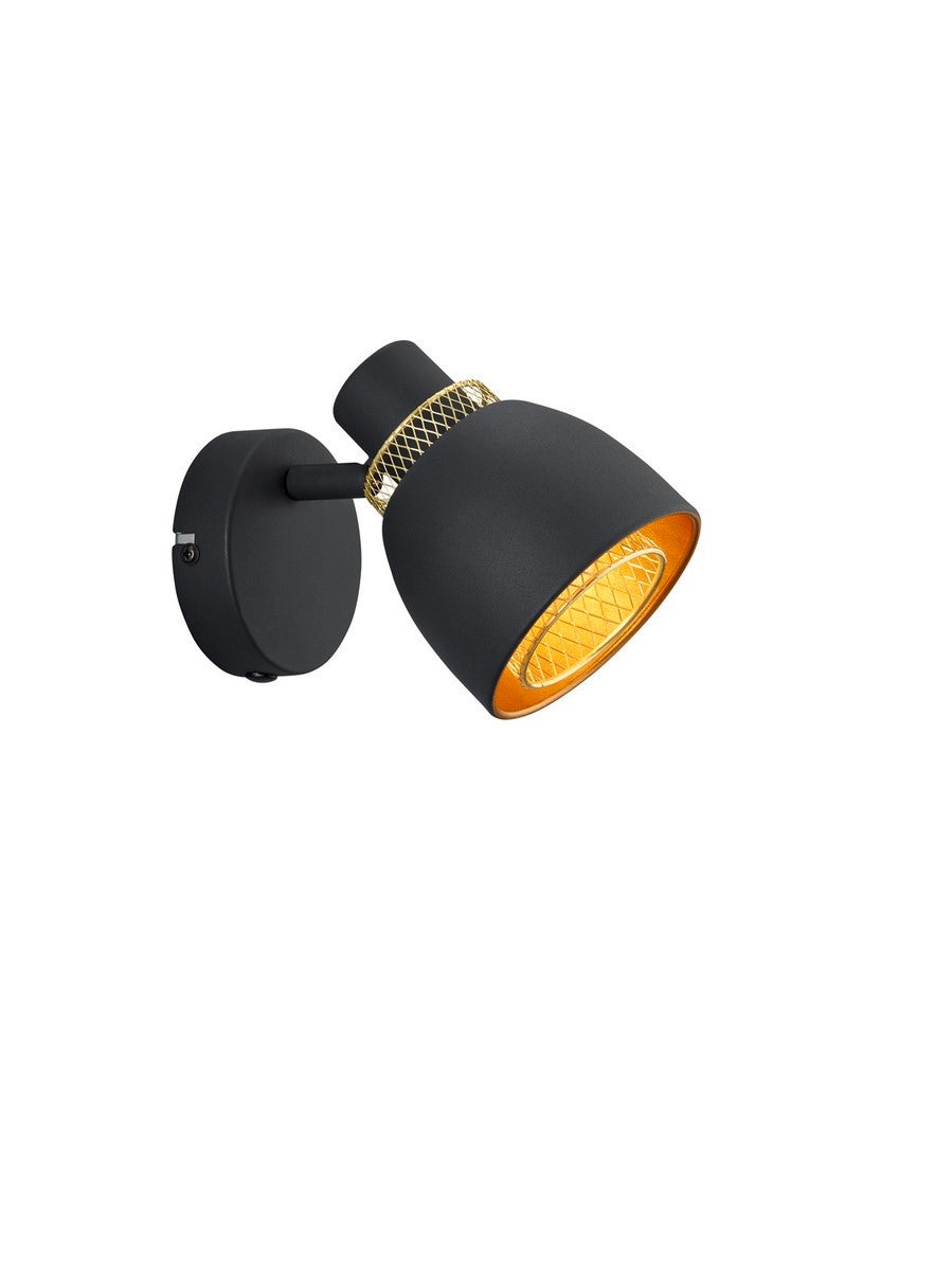 Lampa wisząca PUNCH czarna 1 x E14 x 10W wym: 14 x 10 x 10 cm RL