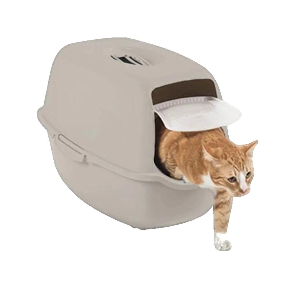 Caixa de Areia para Gatos Rotho My Pet BAILEY Cappuccino - 2